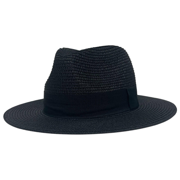 Fedora Straw Hat: Black