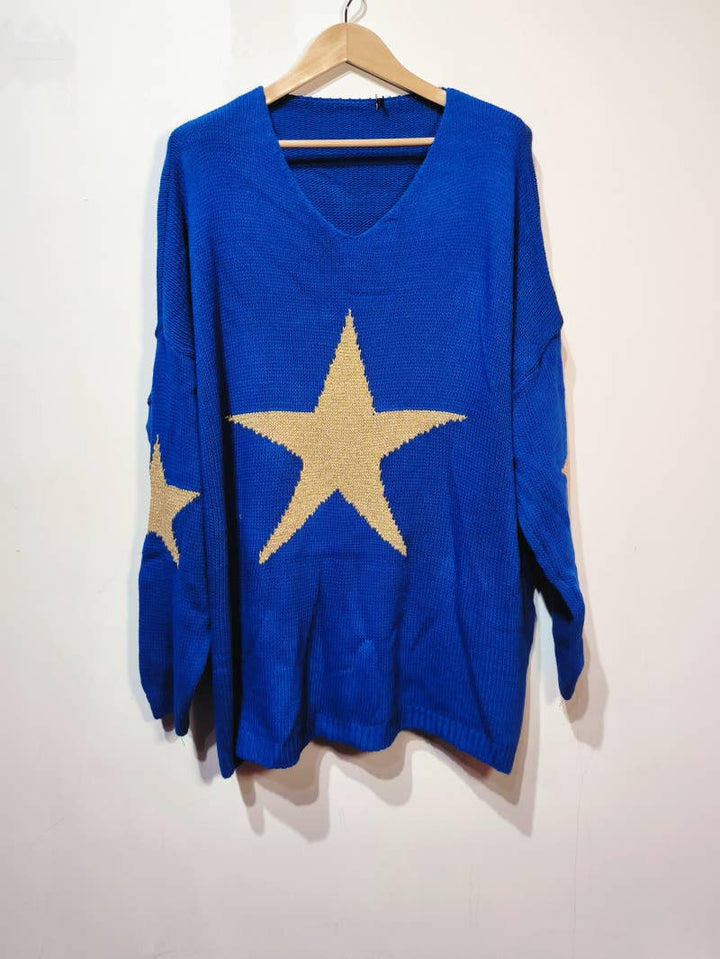 Sweater (STAR): Frenchman / PETROL BLUE