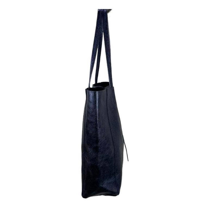 Italian Leather shopper: Black