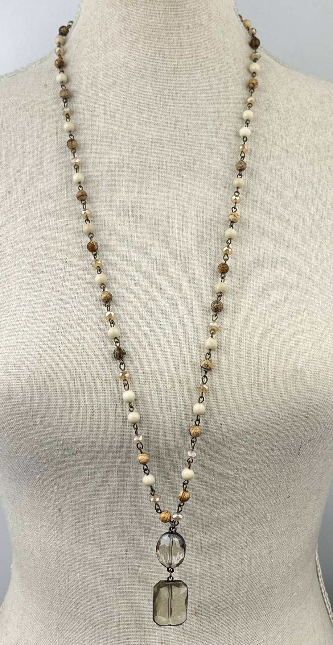 Jasper Neck with Pendant