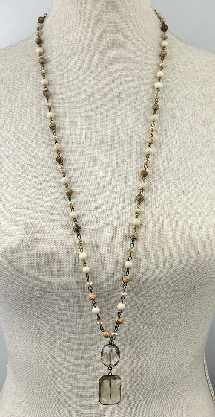 Jasper Neck with Pendant