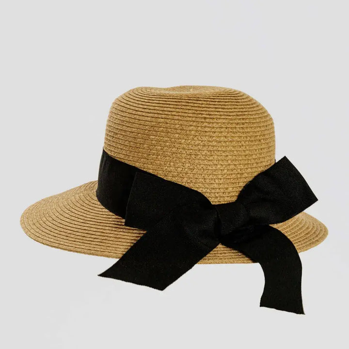 Face Saver Outdoor Straw Hat: Toast