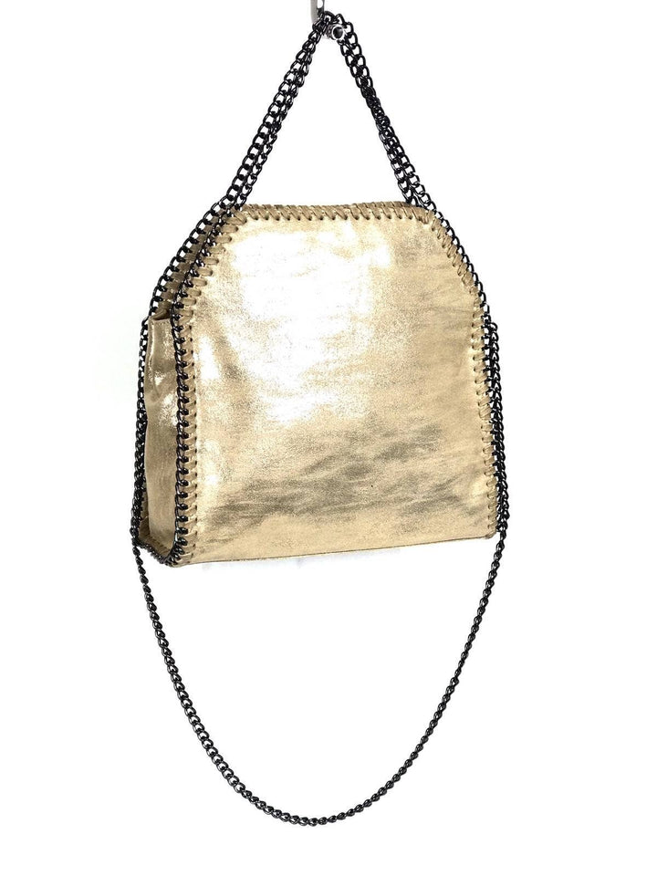 Bag with Metal Chains: Silver