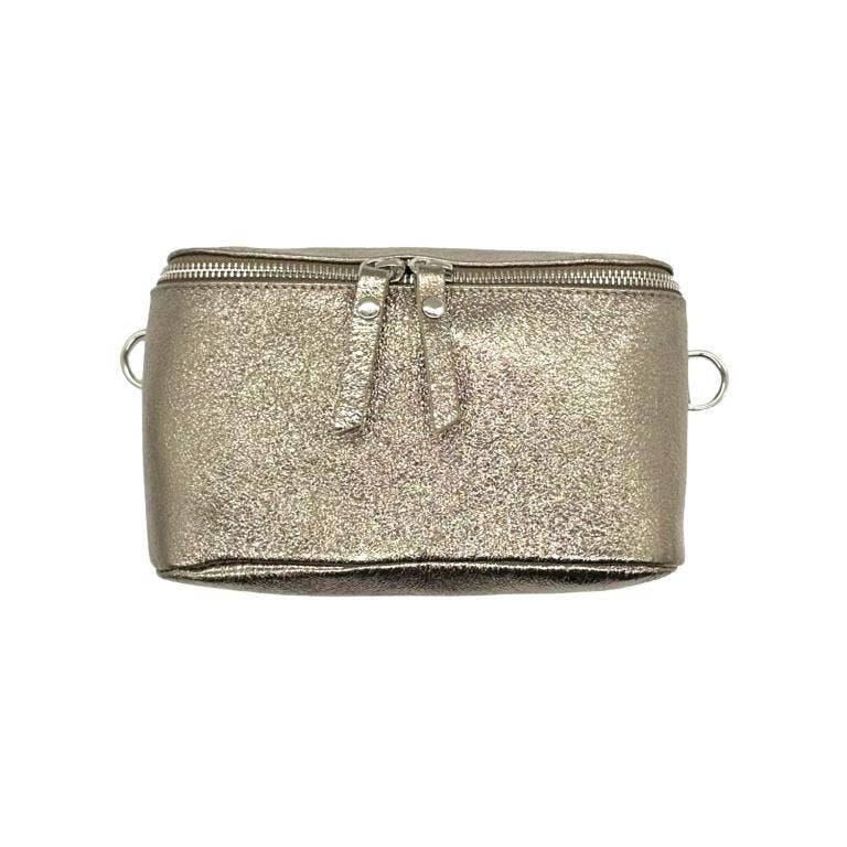 Leather Waist Bag Veranito: Bronze