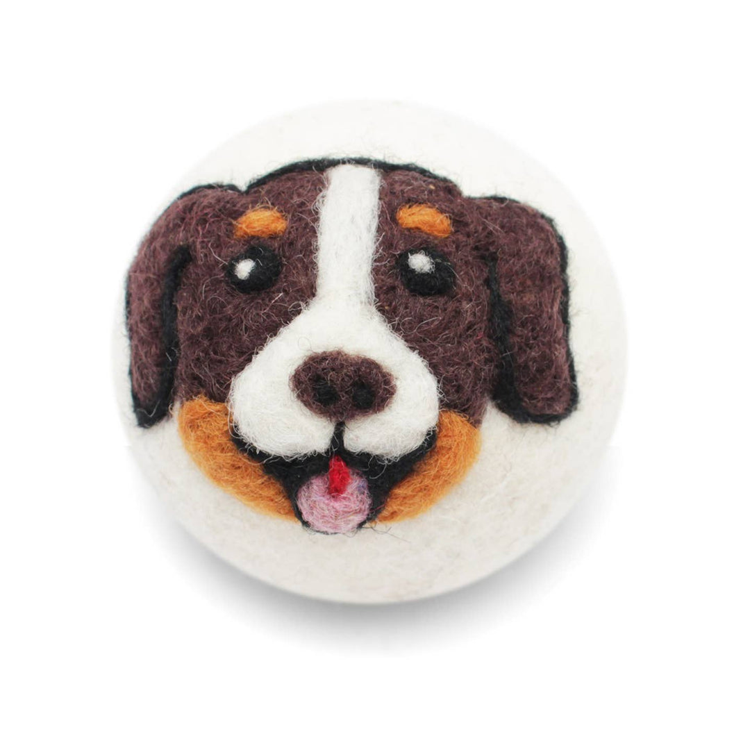 DRYER BALL: Dark Brown Dog