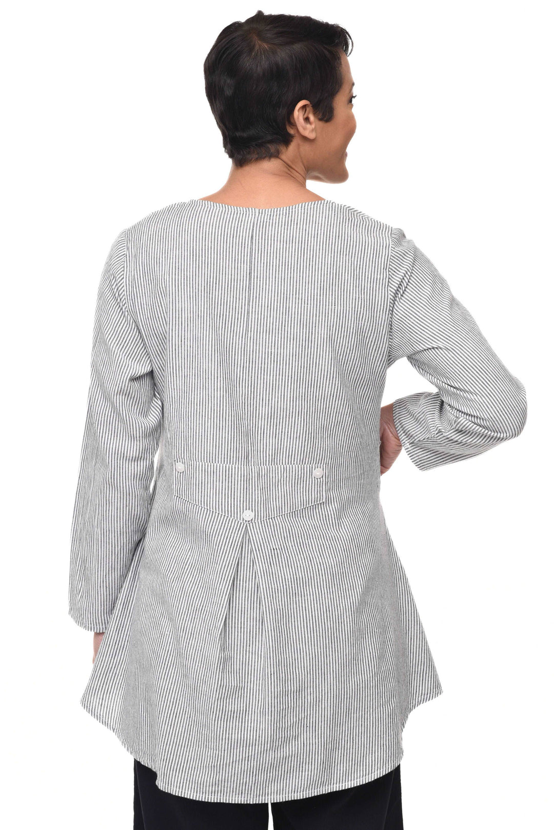Tulip Clothing - CV679 Ivy Jacket in Ticking Stripe*: XL
