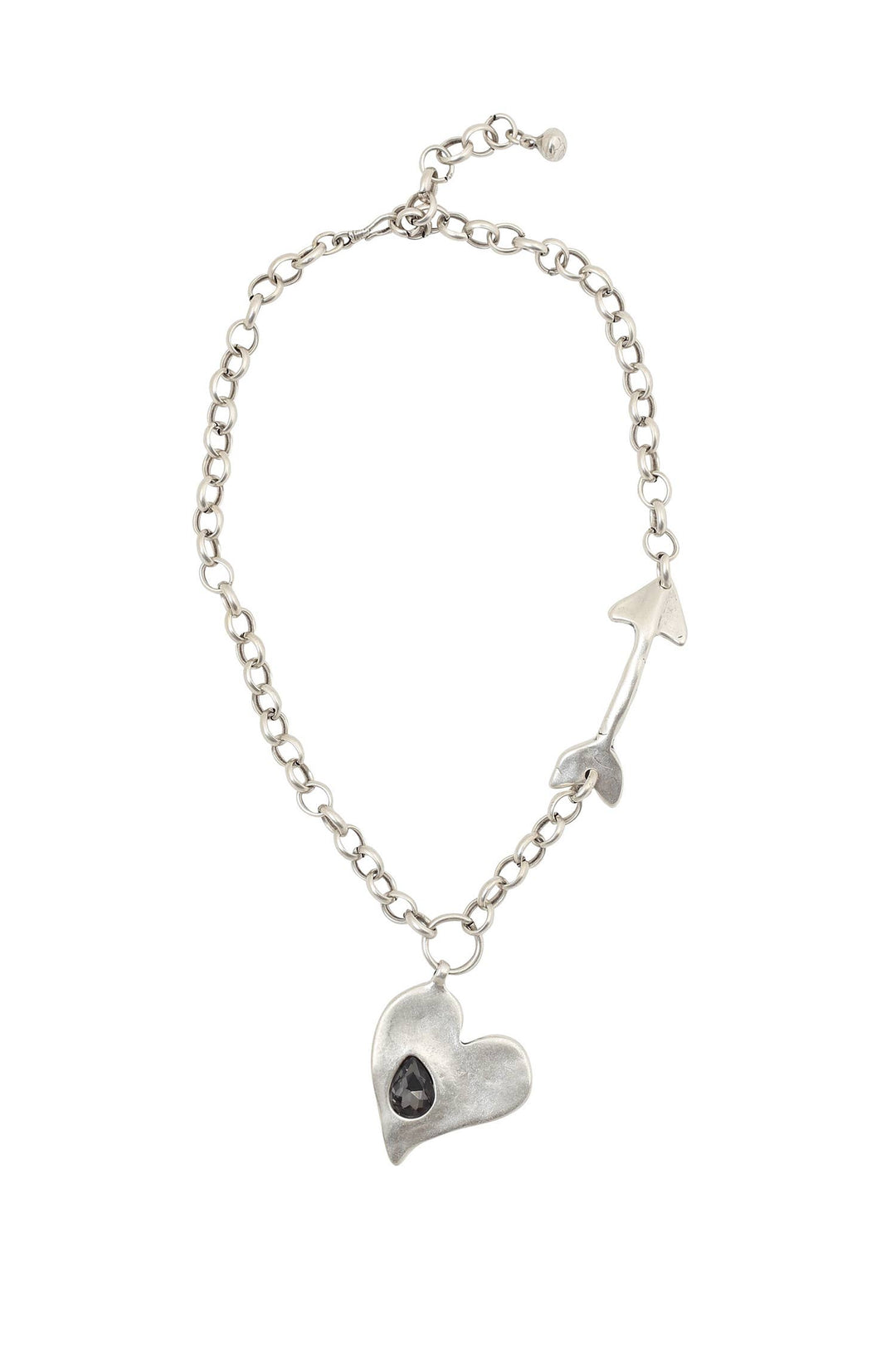 Arrow Heart Pewter Neck - NN3147