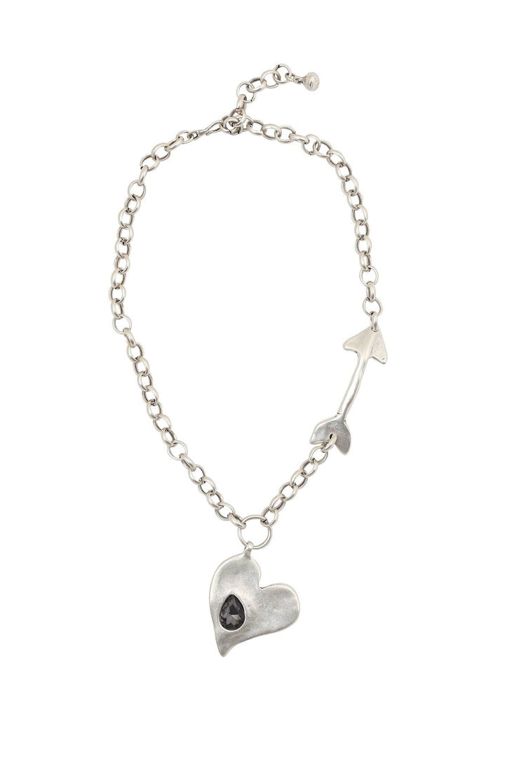 Arrow Heart Pewter Neck - NN3147