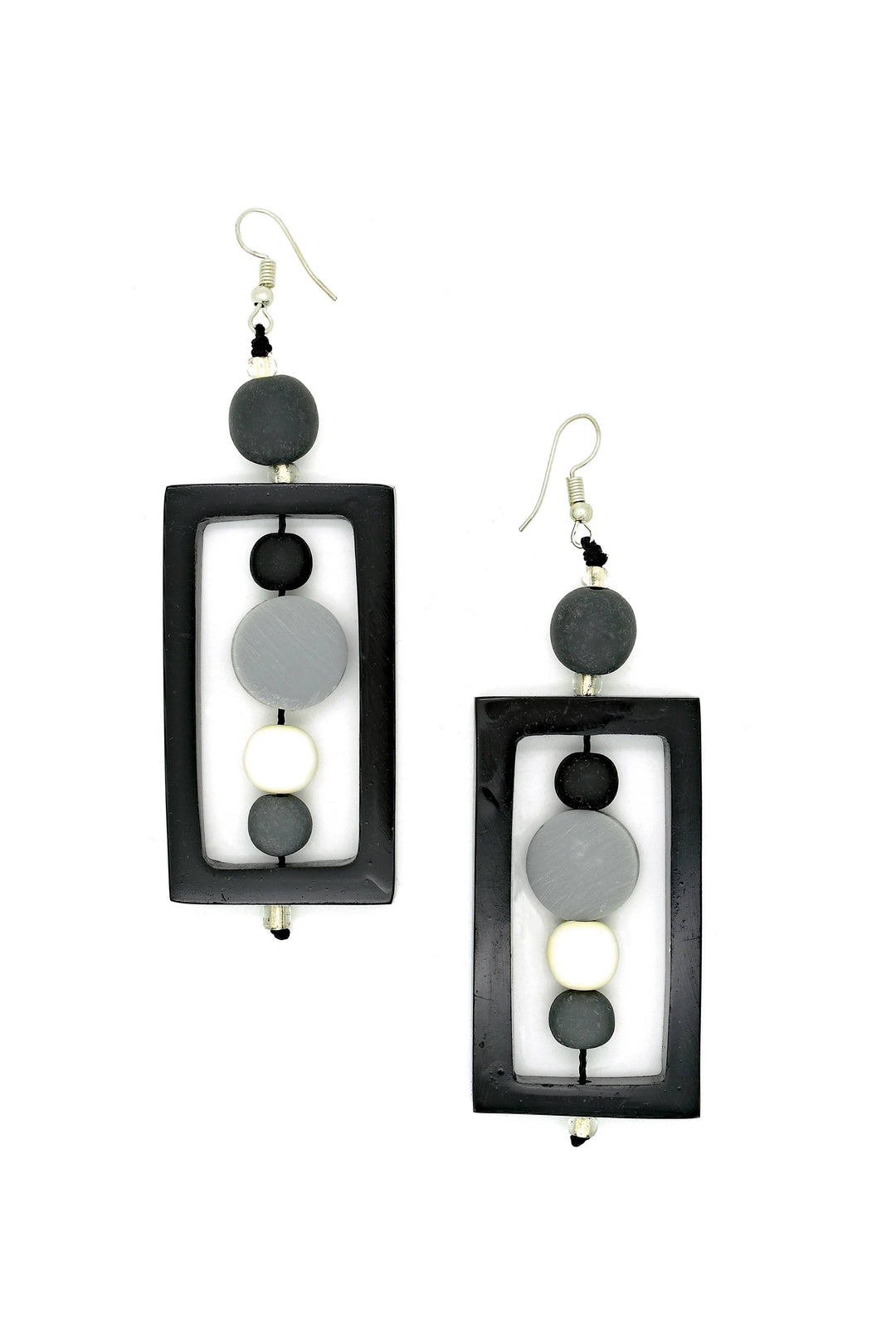 Abacus Resin Earrings: 00002