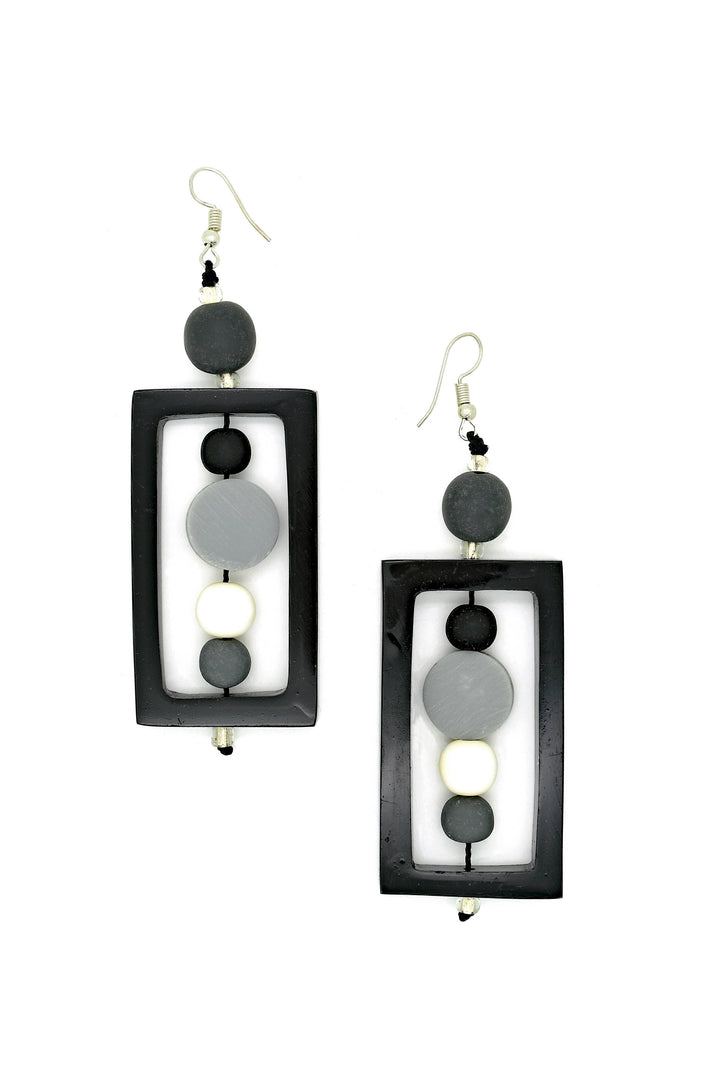Abacus Resin Earrings: 00002