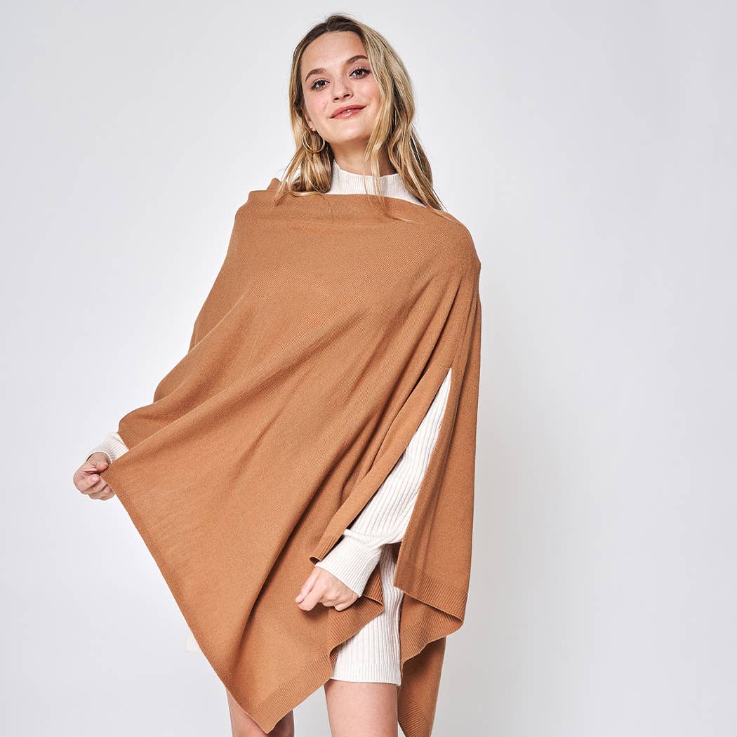 Scarf Poncho: MUS / One Size