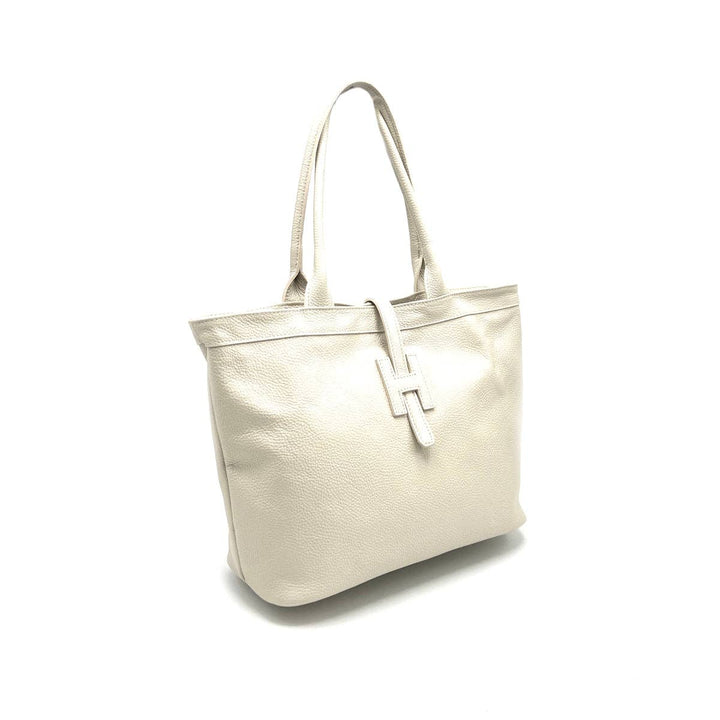 Leather bag, Made in Italy,112605: Camel