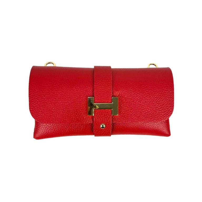 Leather Bag with Chain Handle: Network