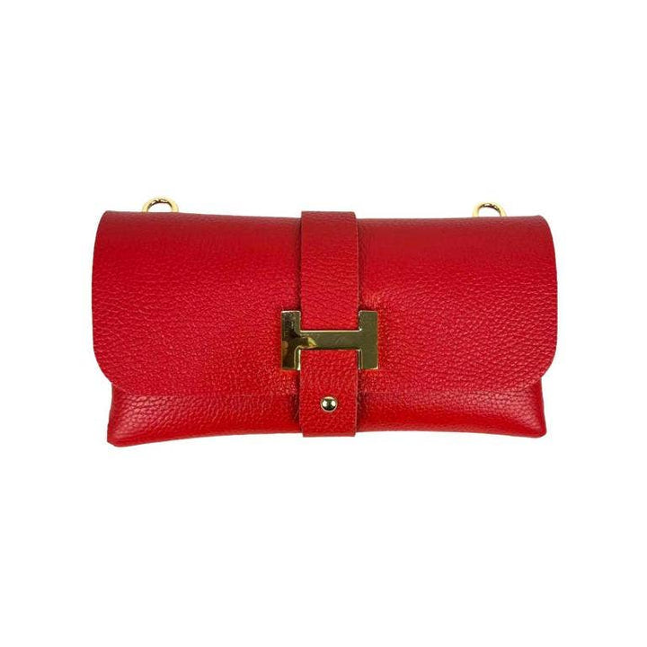 Leather Bag with Chain Handle: Network