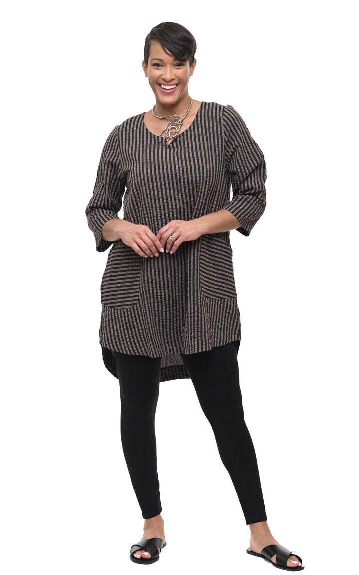 CV326 Paloma Tunic Stripe*: S