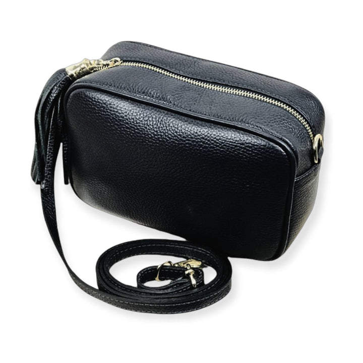 Genuine Leather Bag Tassel: Grass Green