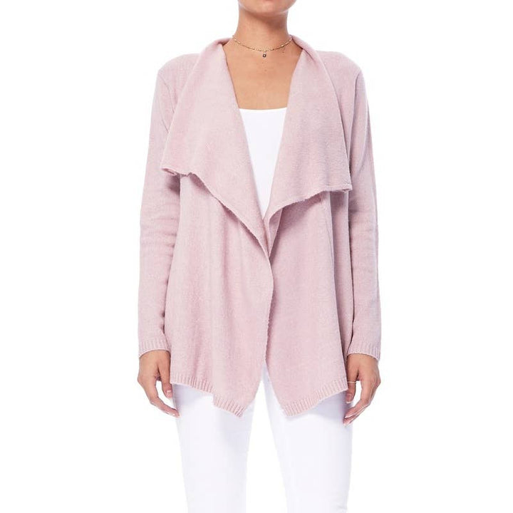 Draped Cardigan MK8218: NAVY / L