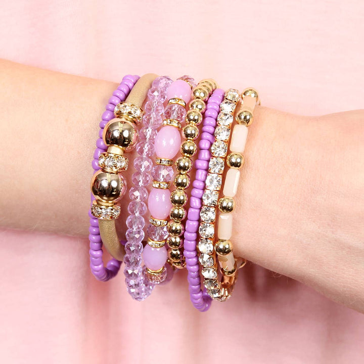 MULTI LINE BRACELET: BLACK