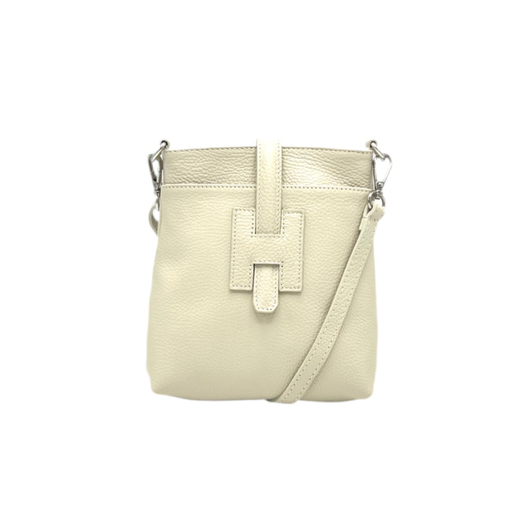 leather s bag, , Made in Italy, art. 112614: Camel