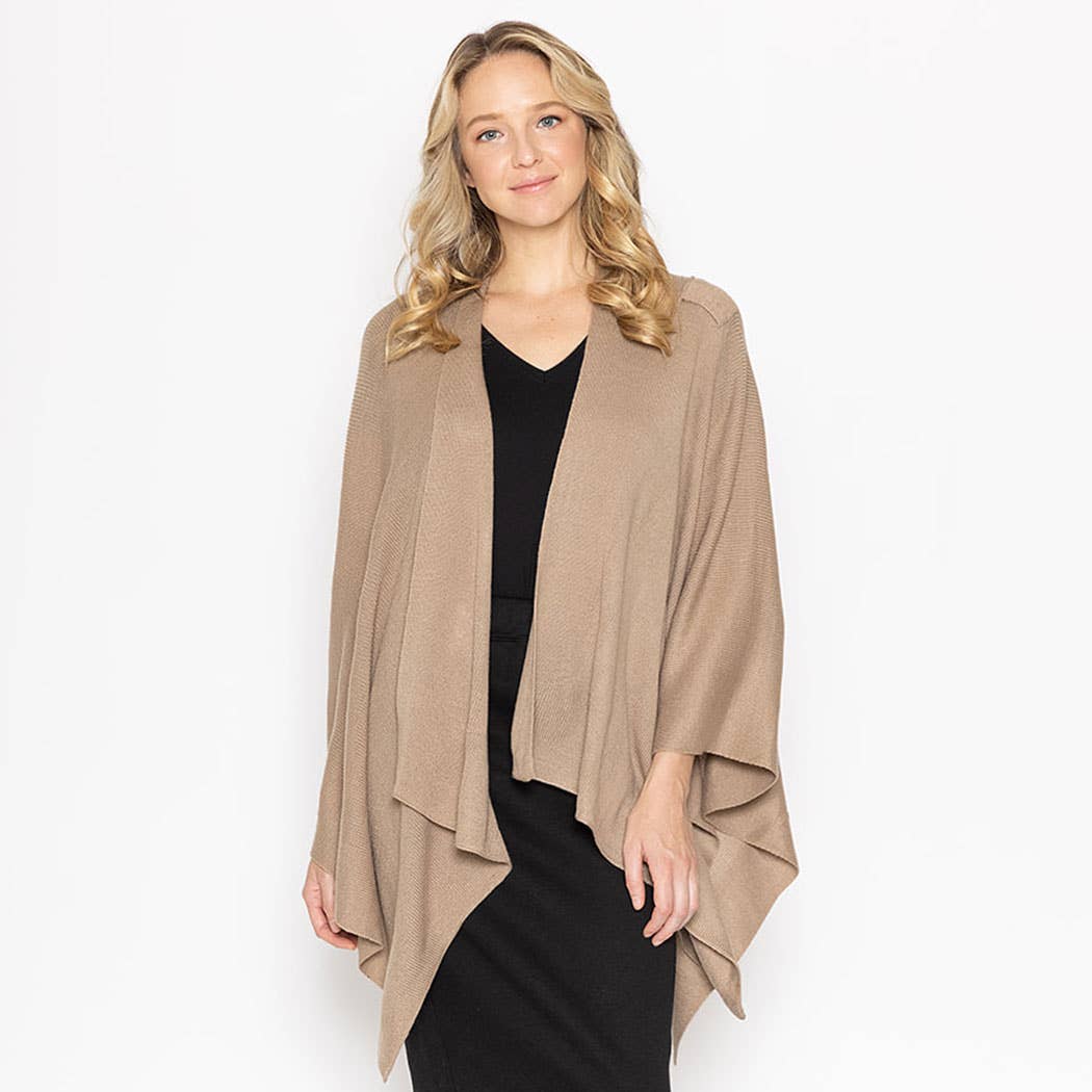 Ruana with Shoulder Strap: DPK