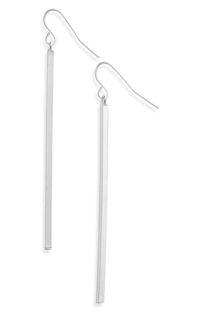 Bar Drop Earring: Gold
