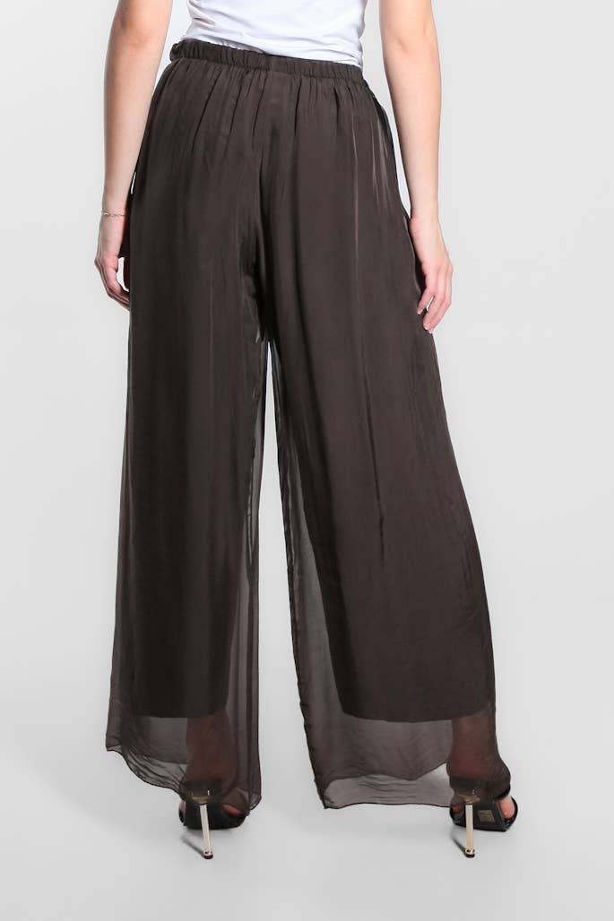 Roxy Silk Straight Leg Pant Orchid