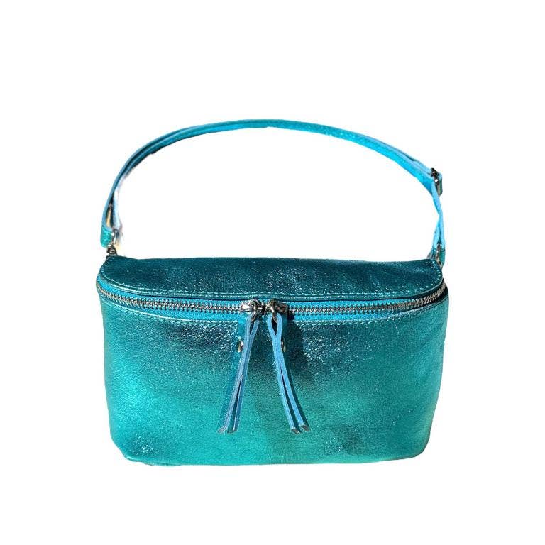 Leather Waist Bag Veranito: Gold