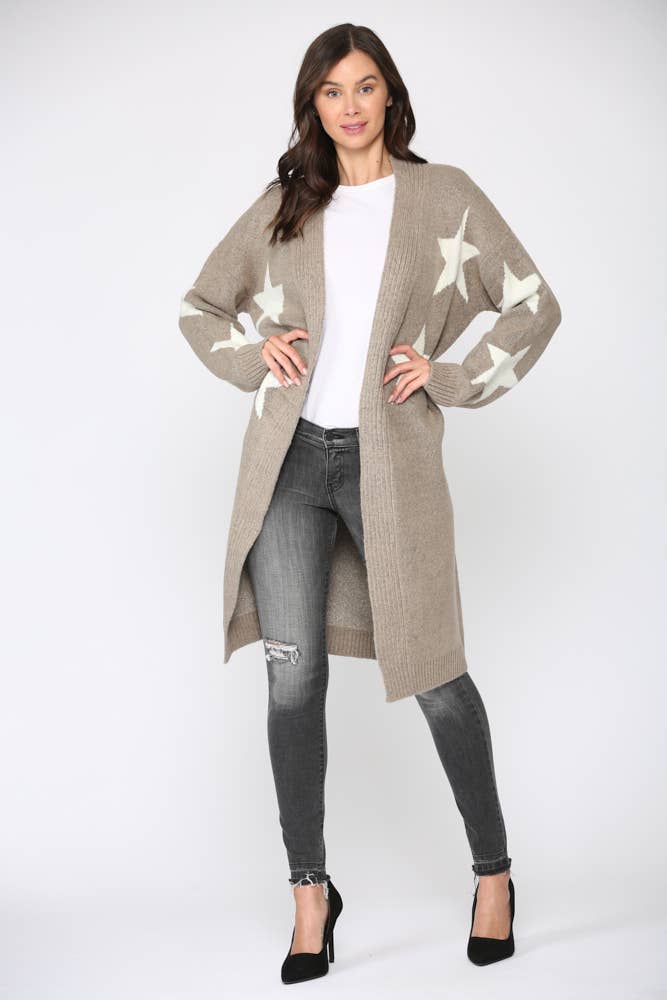STANCIA STAR SWEATER JKT