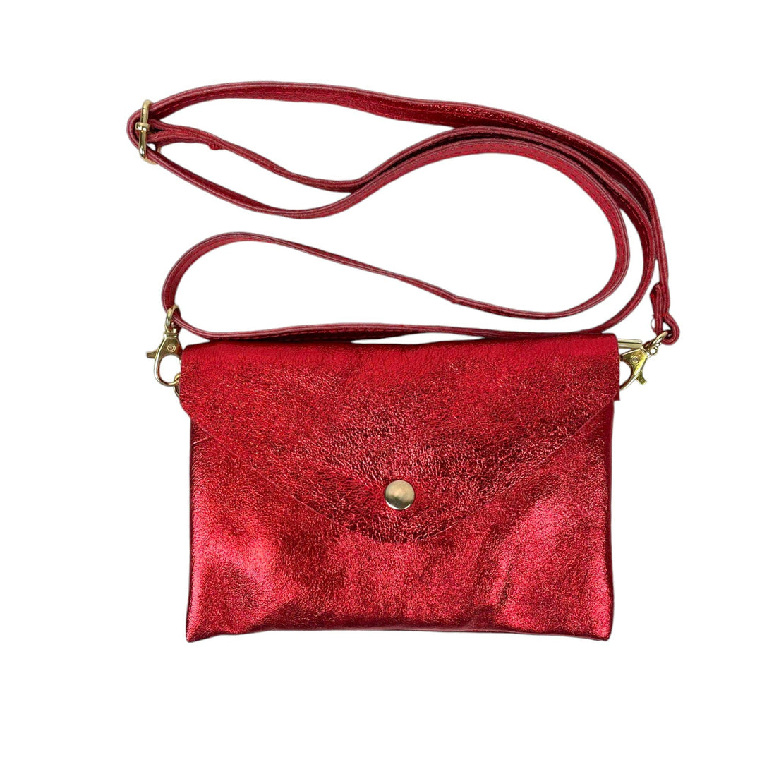 Leather Bag: Gold