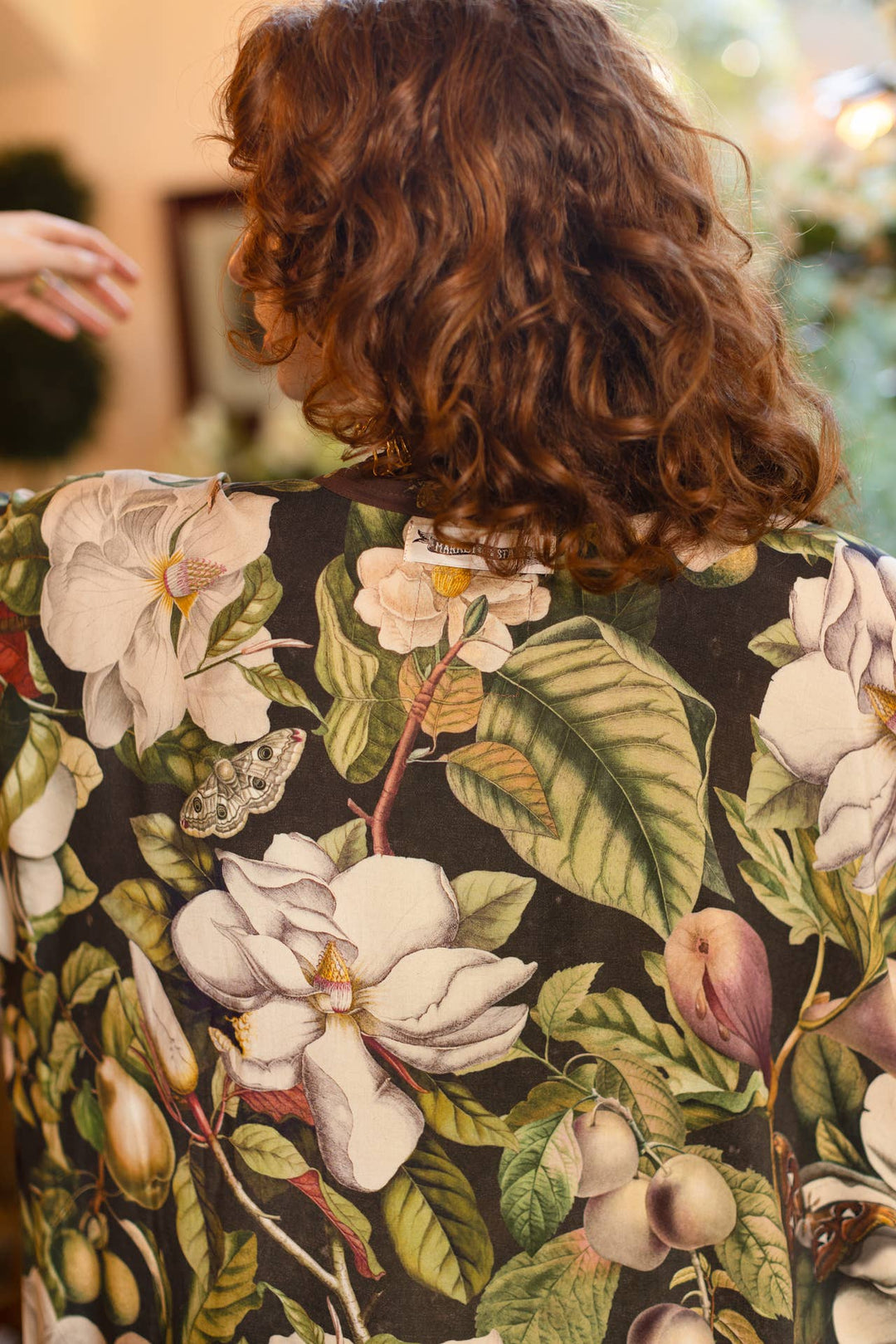 Fleur De Lune Opera  Kimono / Florals & Bees