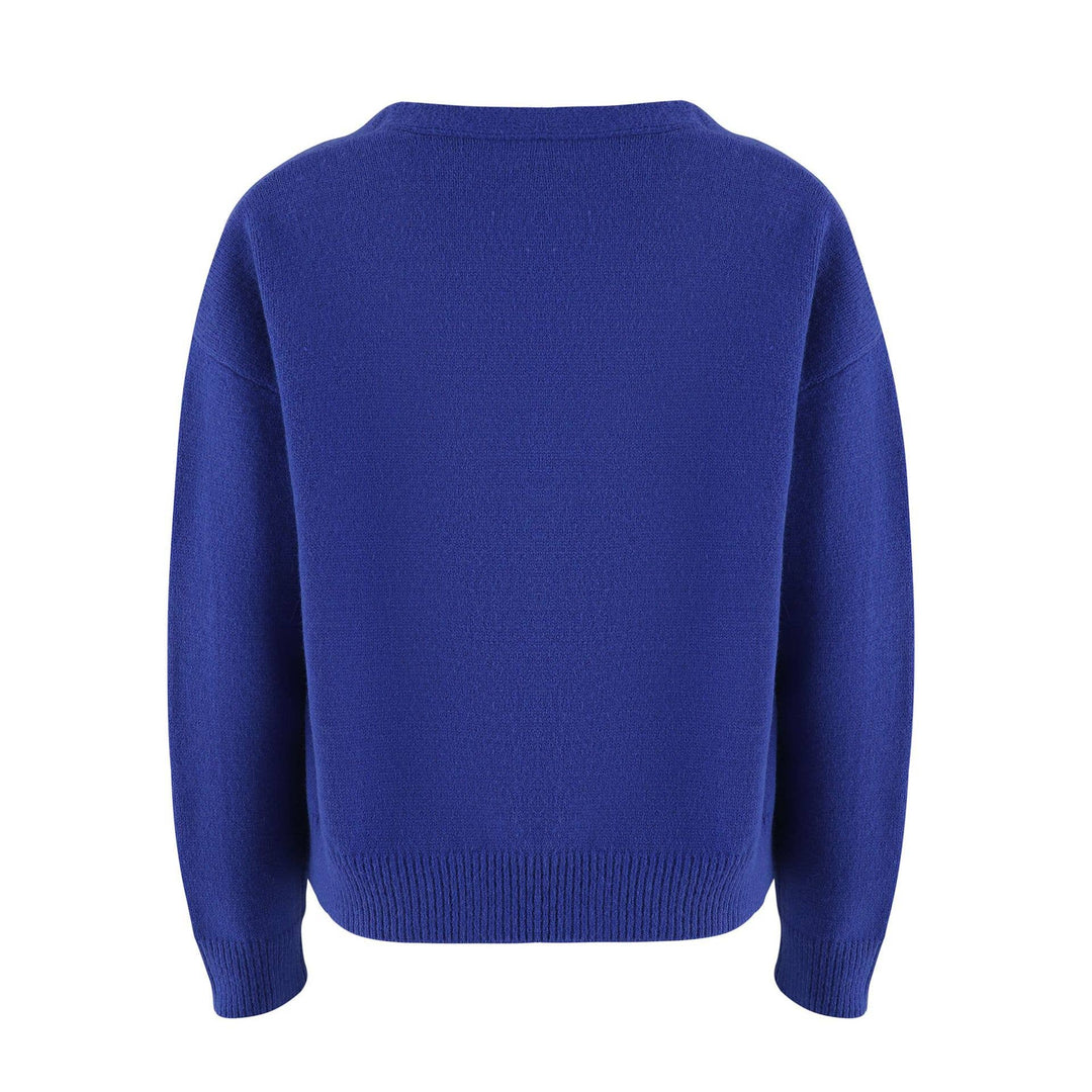 Daisy V-neck Cardi: Black / XL