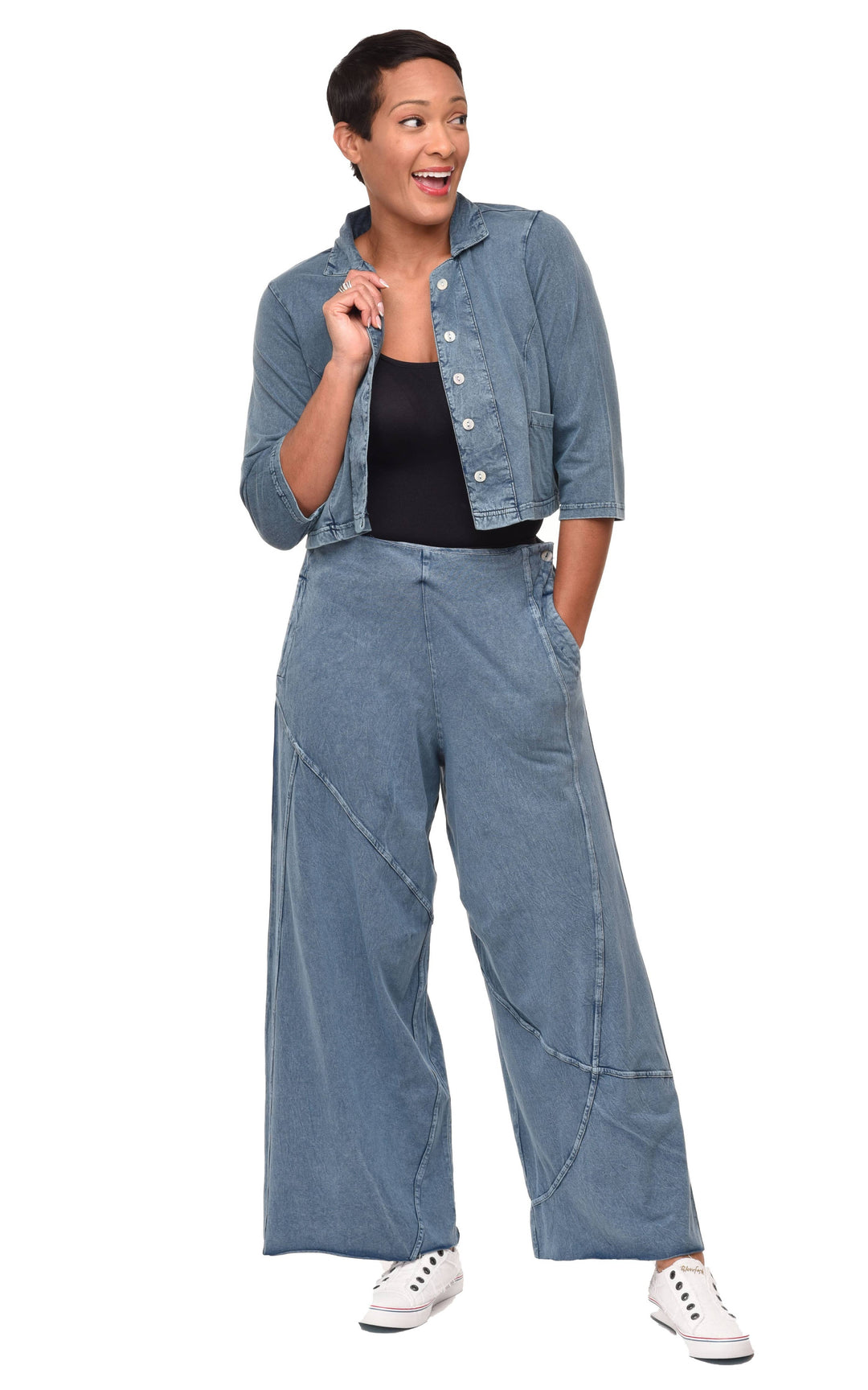 L503 Parker Jacket in Denim: XL