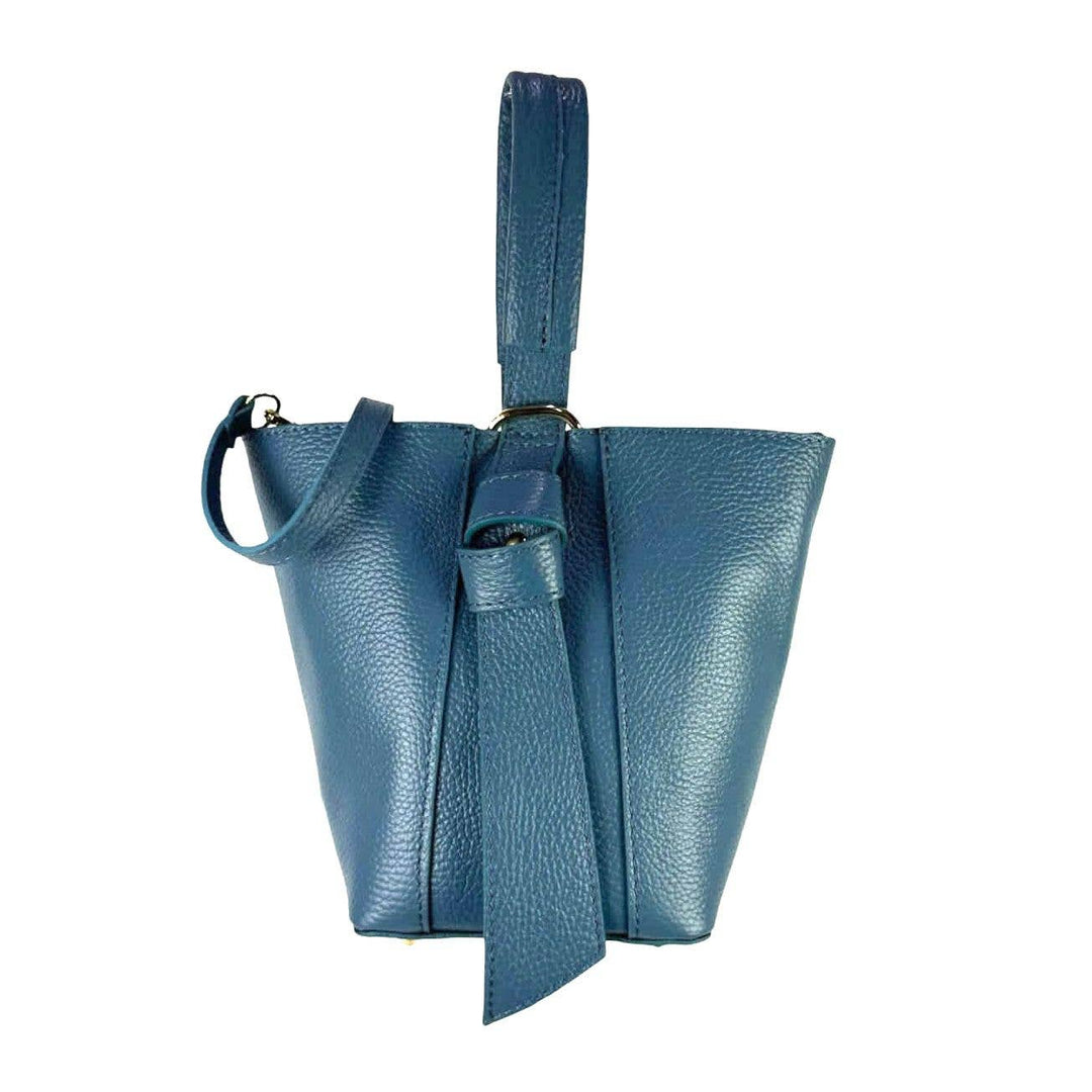 Genuine Leather Tote : Black