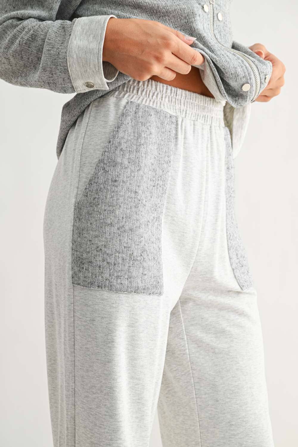 Jeannie Pants: Heather Grey / L