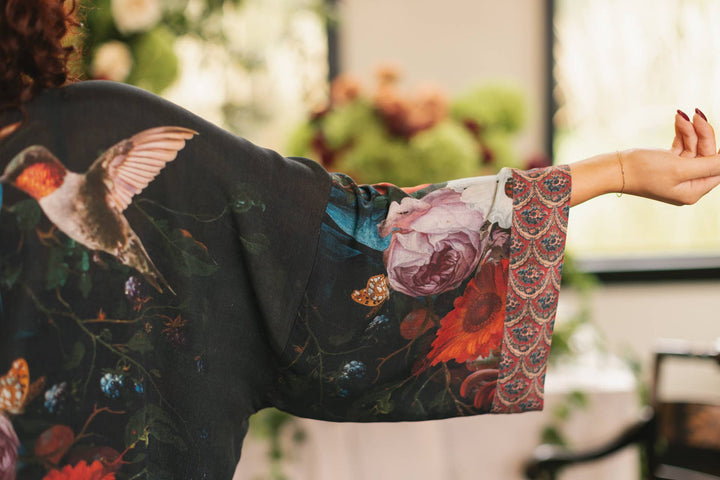 Flight of Fancy Kimono Hummingbird