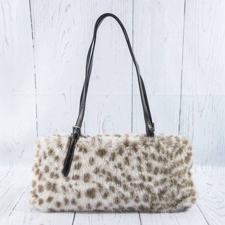 Leopard Print Plush Bag