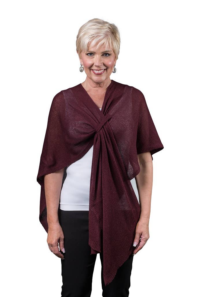 Aliya Cotton Wrap (W108): Black