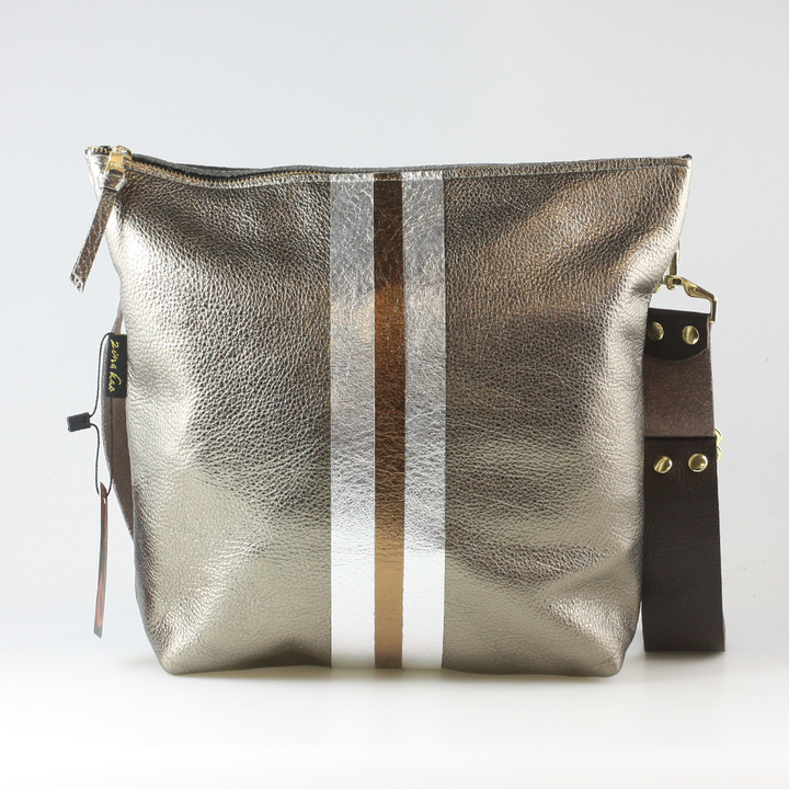 Graham Crossbody: Jet/Silver