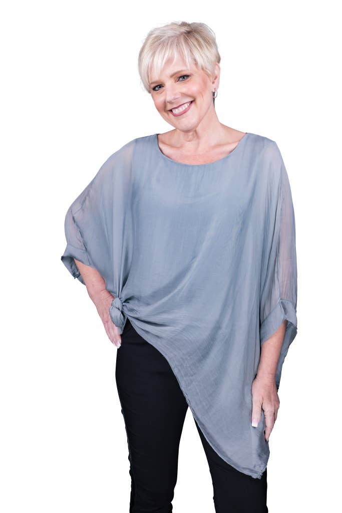 Silk Kaftan (BQ201):Espresso