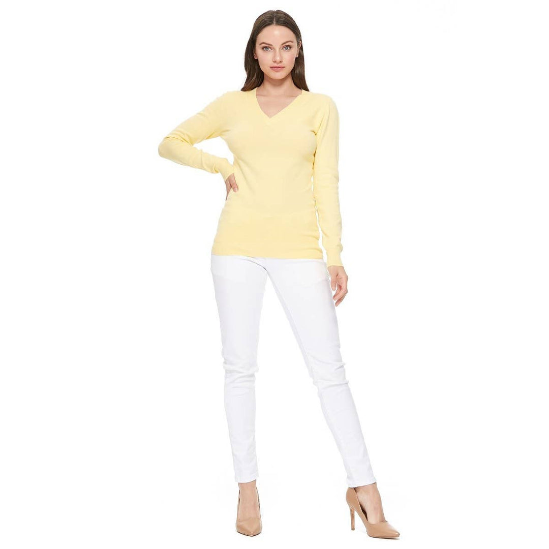 V-Neck Soft Sweater MK5501: NAVY / L