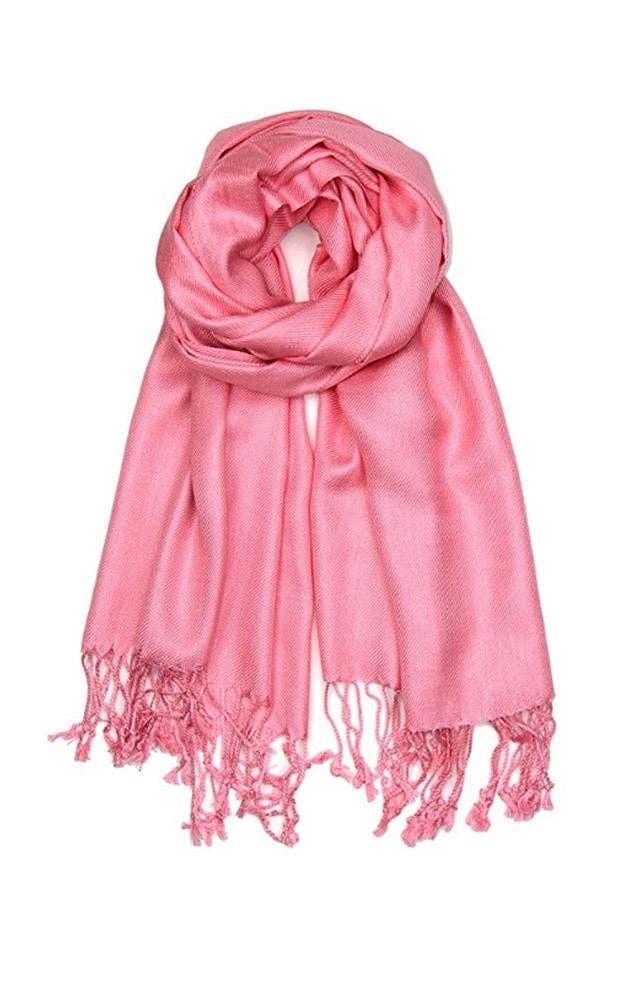 Berry Color Fashion Pashmina Shawl Scarf
