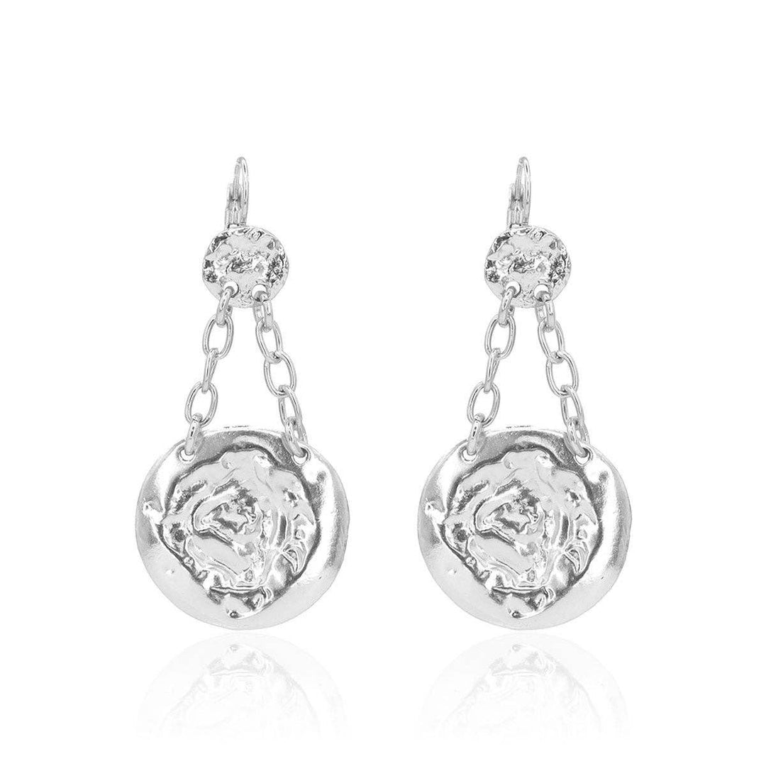 Coin chandelier earrings: GOLD