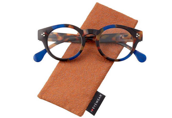 I Heart Eyewear - Kinslee Reading Glasses: Purple Tortoise / +2.75