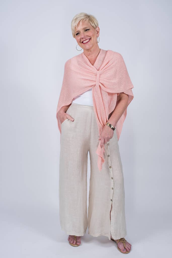 Aliya Cotton Wrap (W108): Black