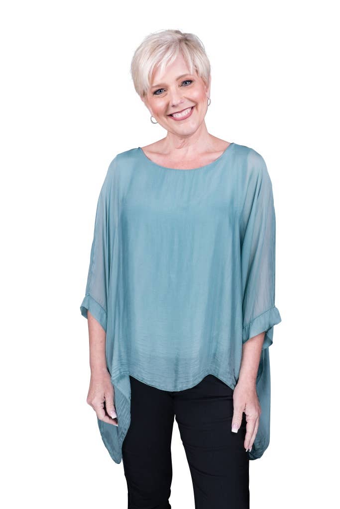Silk Kaftan (BQ201):Espresso