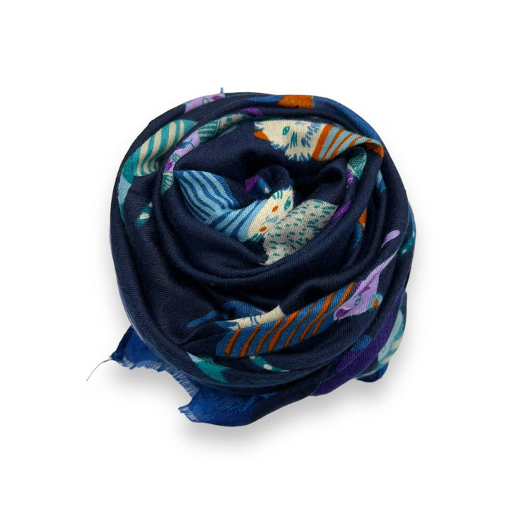 Cat with costumes print: Black