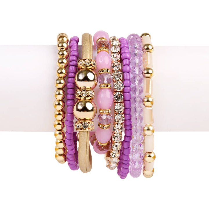 MULTI LINE BRACELET: BLACK