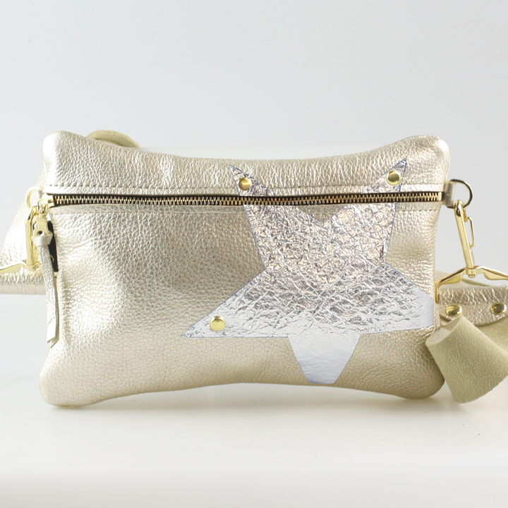 Metallic Vail Hipbag w/Star: Jet