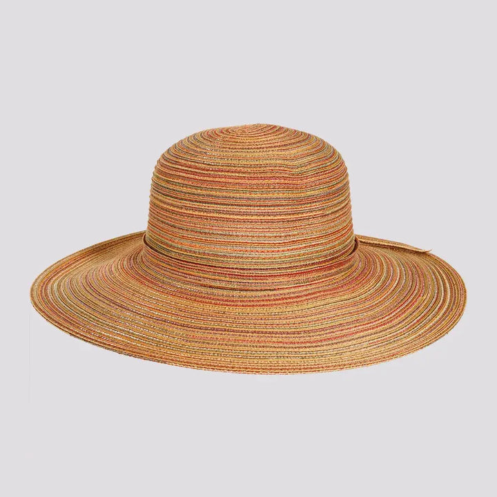 Wide Brim Straw Sun Hat: Natural