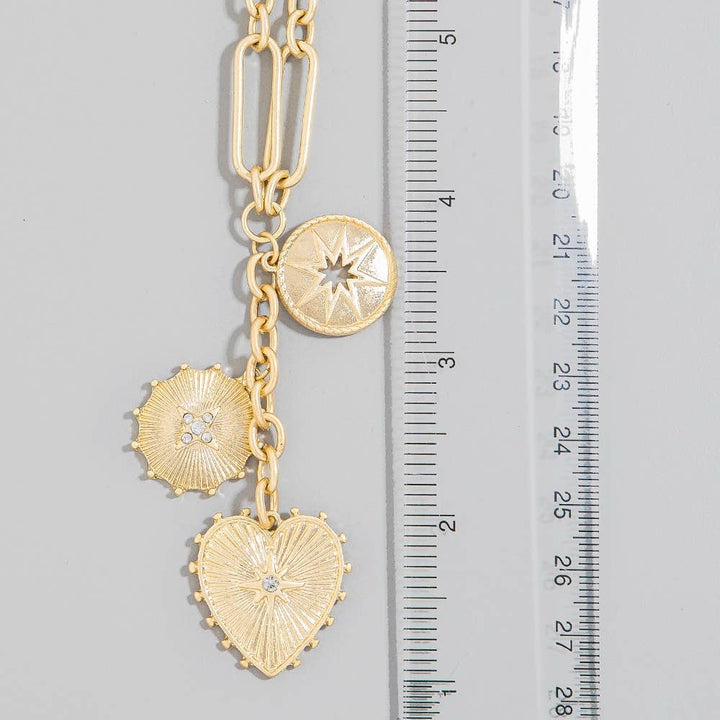 Intricate Heart/Coin Neck